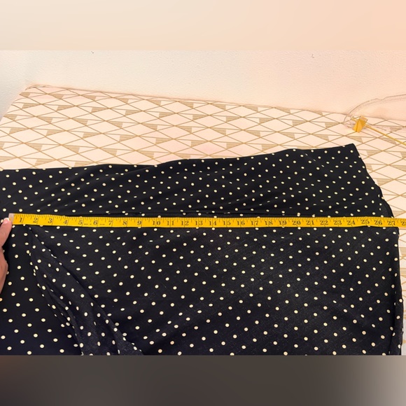 ROTATE Birger Christensen Camera Polka-Dot Maxi High Slit Skirt Size 2 - Picture 11 of 12